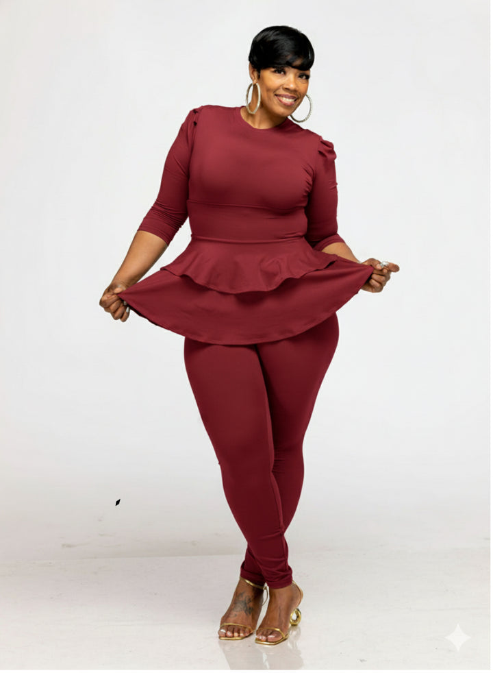 Ashleigh 'Whole Mood' Fit - Wine