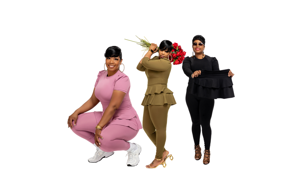 Stylish woman wearing an athletic outfit in Pooh Wear Work to Workout clothing